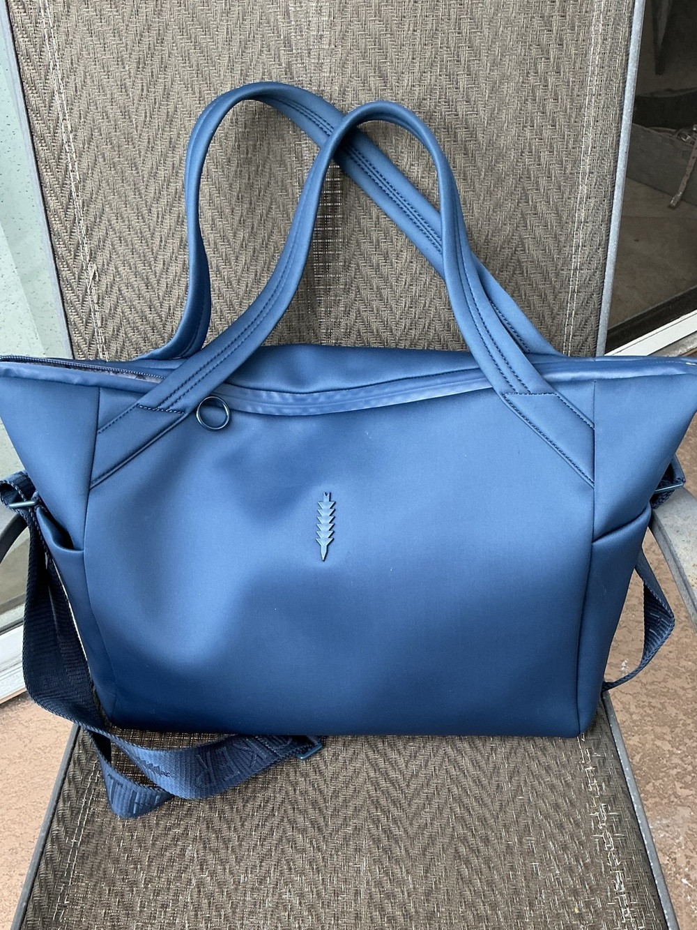 Thacker BEISER Indigo Blue Neoprene XL Tote Bag